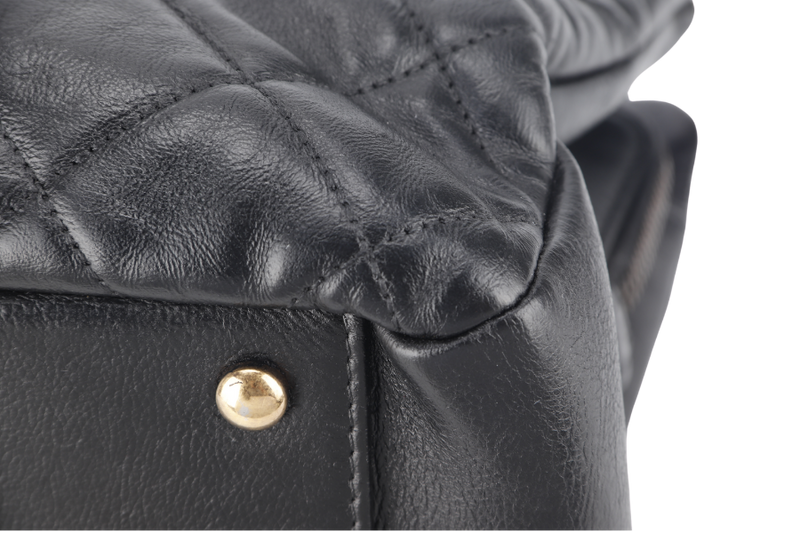 CHANEL QUILTED MATELASSE LAMBSKIN CC LOGO SHOULDER BAG GOLD HARDWARE (1739xxxx) NO DUST COVER
