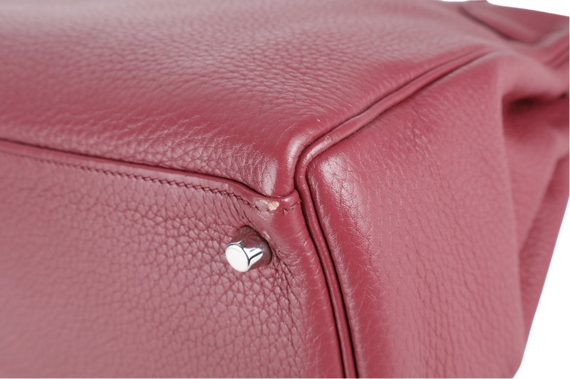 HERMES KELLY 28 (STAMP O) RETOURNE PINK TOGO LEATHER WITH STRAP, KEYS&LOCK, RAINCOAT, DUST COVER & BOX