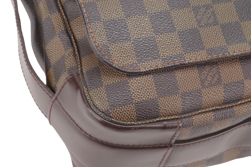 LOUIS VUITTON DAMIER EBENE MESSENGER BAG GOLD HARDWARE NO DUST COVER