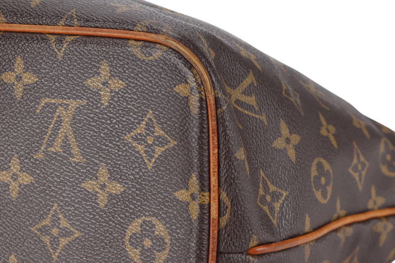 LOUIS VUITTON PALERMO PM (M40145) MONOGRAM CANVAS GOLD HARDWARE WITH STRAP AND DUST COVER