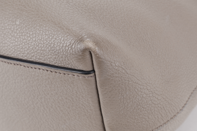 PRADA SAFFIANO LEATHER HANDBAG GOLD HARDWARE WITH DUST COVER AND CARD