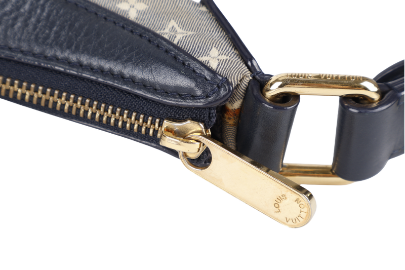 LOUIS VUITTON M40404 IDYLLE RHAPSODY MM NAVY BLUE MONOGRAM CANVAS GOLD HARDWARE WITH DUST COVER