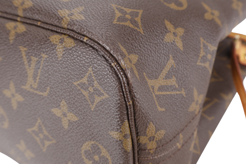 LOUIS VUITTON M40155 NEVERFULL PM MONOGRAM CANVAS GOLD HARDWARE WITH DUST COVER