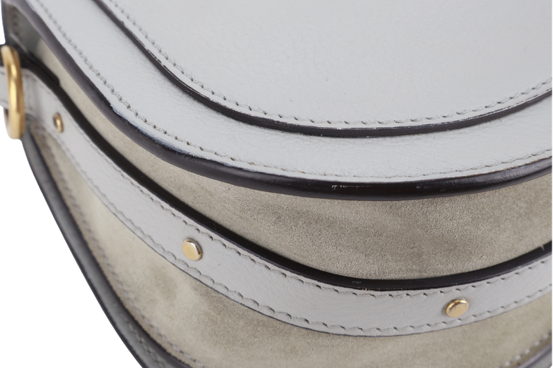 CHLOE NILE BRACELET SHOULDER BAG ETAIN CALF LEATHER GOLD HARDWARE WITH DUST COVER AND STRAPS
