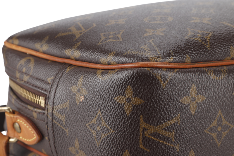 LOUIS VUITTON REPORTER PM (M45254) MONOGRAM CANVAS GOLD HARDWARE WITH DUST COVER