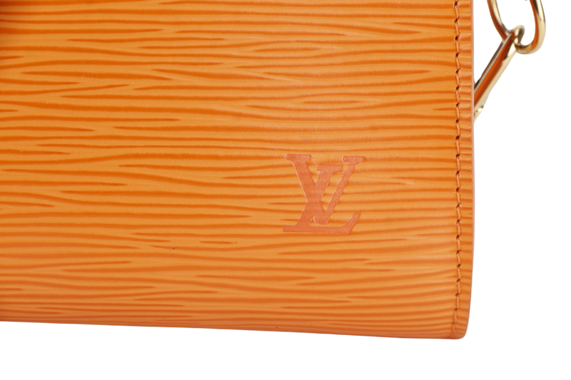 LOUIS VUITTON POCHETTE ACCESSOIRES POUCH (M5294H) MANDARIN EPI LEATHER GOLD HARDWARE NO DUST COVER