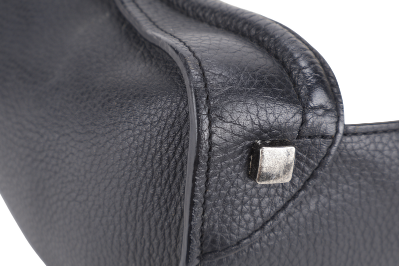CELINE LUGGAGE TOTE BAG MICRO WHITE TRICOLOR CALF LEATHER SILVER HARDWARE NO DUST COVER