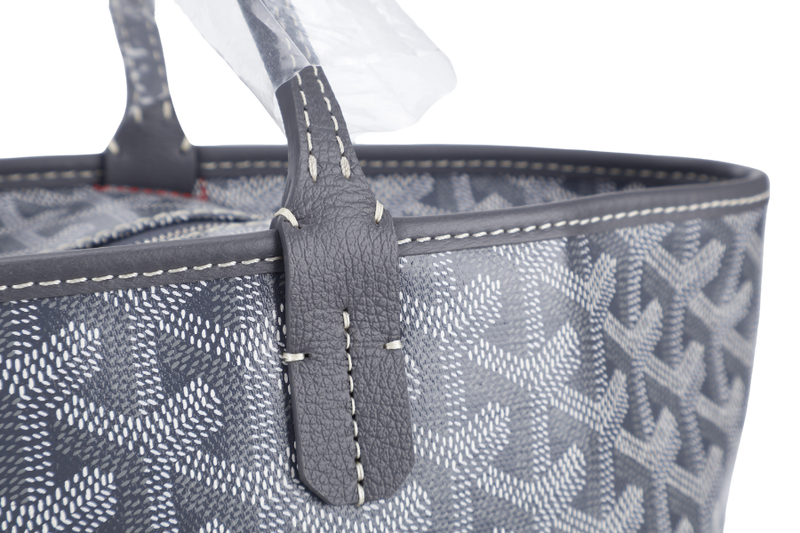 GOYARD ARTOIS PM BAG GREY COLOR WITH DUST COVER