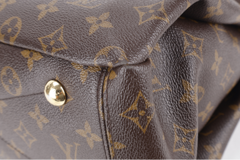 LOUIS VUITTON PALLAS MONOGRAM GOLD HARDWARE WITH STRAPS NO DUST COVER