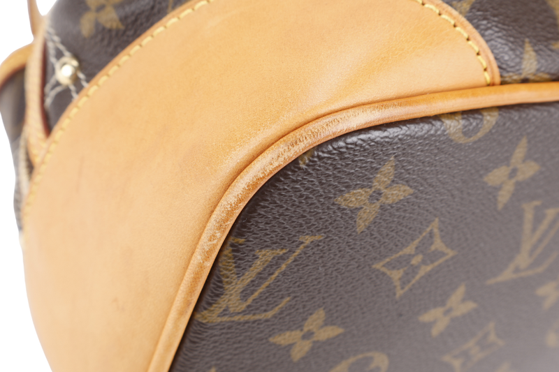 LOUIS VUITTON M40140 RIVETTE SHOULDER BAG MONOGRAM CANVAS GOLD HARDWARE WITH DUST COVER
