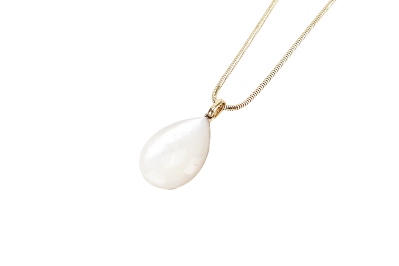 CTF 18K YG MOP PENDANT 5G