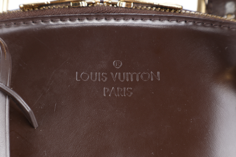 LOUIS VUITTON VERONA MM DAMIER EBENE CANVAS GOLD HARDWARE WITH LOCK&KEYS AND DUST COVER