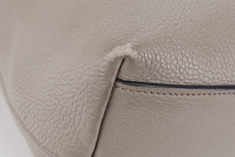 PRADA SAFFIANO LEATHER HANDBAG GOLD HARDWARE WITH DUST COVER AND CARD