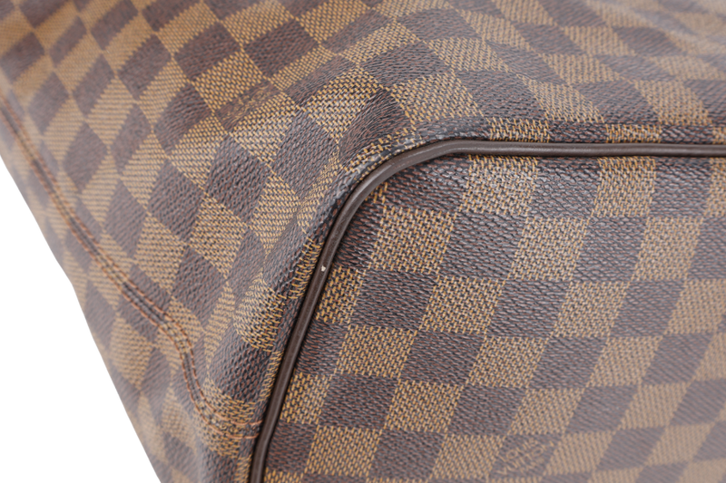 LOUIS VUITTON N51183 SALEYA PM BROWN DAMIER EBENE GOLD HARDWARE WITH DUST COVER