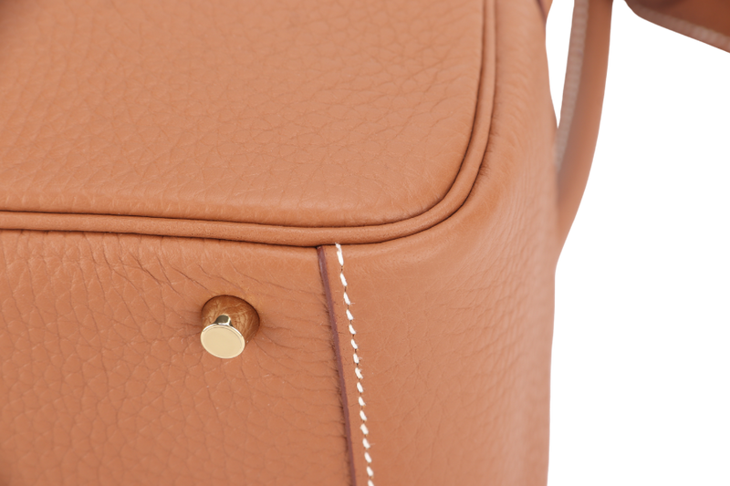 HERMES MINI LINDY GOLD COLOR CLEMENCE GOLD HARDWARE STAMP K (YEAR 2025) WITH DUST COVER AND BOX