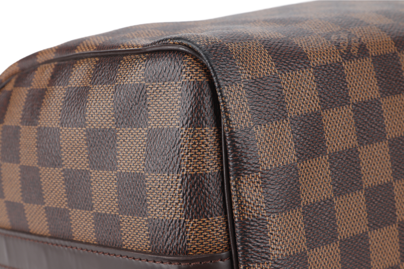 LOUIS VUITTON SPEEDY BANDOULIERE 30 (N41367) DAMIER EBENE CANVAS GOLD HARDWARE WITH DUST COVER