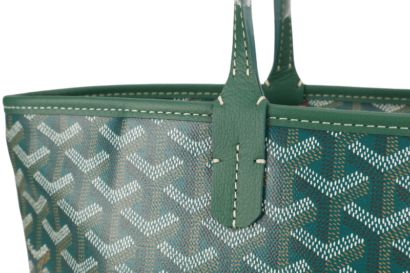 GOYARD ARTOIS PM BAG GREEN COLOR WITH DUST COVER