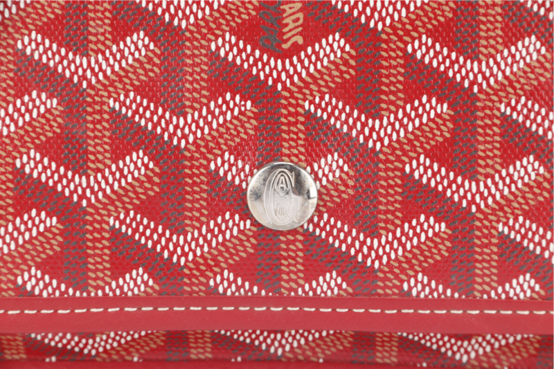 GOYARD PLUMET POCKET WALLET RED COLOR NO DUST COVER