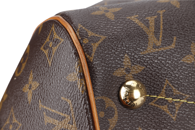 LOUIS VUITTON TIVOLI GM (M40146) MONOGRAM CANVAS GOLD HARDWARE WITH DUST COVER