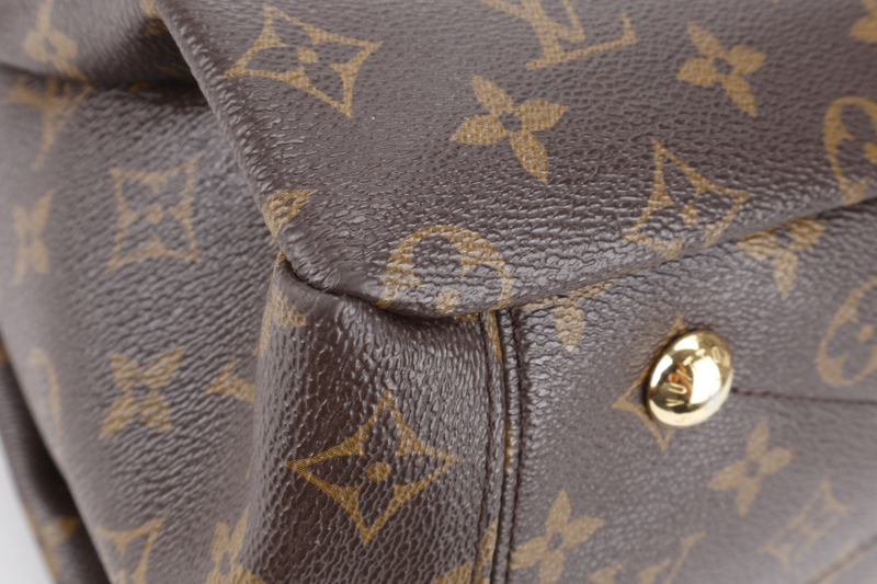 LOUIS VUITTON PALLAS MONOGRAM GOLD HARDWARE WITH STRAPS NO DUST COVER