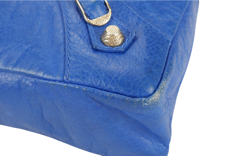 BALENCIAGA GIANT CITY ELECTRIC BLUE GOLD HARDWARE NO DUST COVER