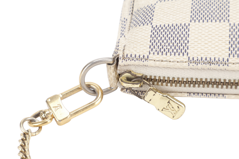 LOUIS VUITTON N58010 MINI POCHETTE DAMIER AZUR CANVAS NO DUST COVER