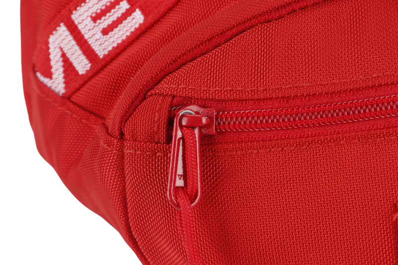 SUPREME RED CANVAS SS18 WAIST BAG NO DUST COVER