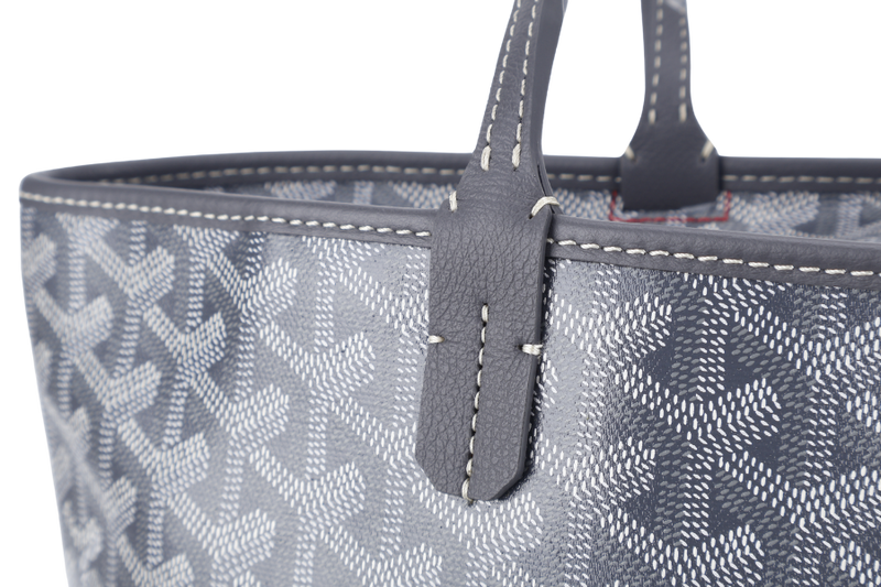 GOYARD ARTOIS PM BAG GREY COLOR WITH DUST COVER