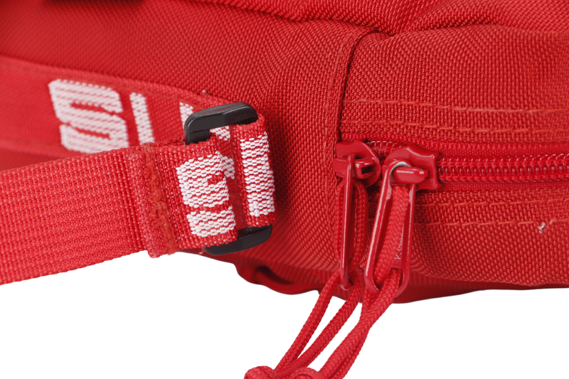 SUPREME RED CANVAS SS18 SLING BAG NO DUST COVER