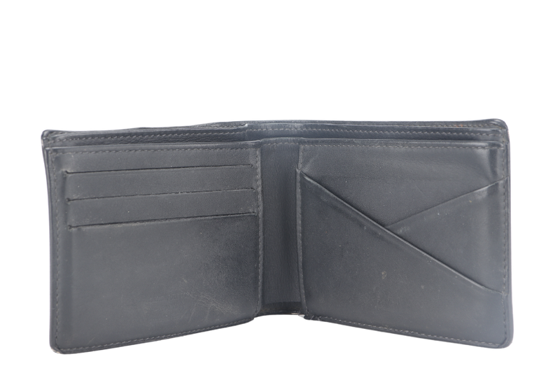 LOUIS VUITTON N60895 MULTIPLE DAMIER GRAPHITE WALLET BI-FOLD WITH DUST COVER AND BOX