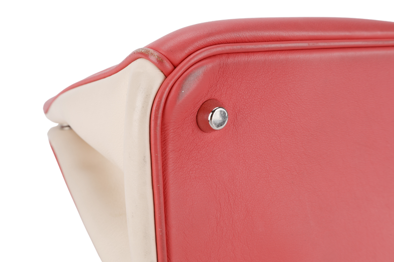 CHRISTIAN DIOR DIORSSIMO TRI COLOR LAMBSKIN BAG SILVER HARDWARE (09-MA-1112) WITH POUCH, STRAPS AND DUST COVER