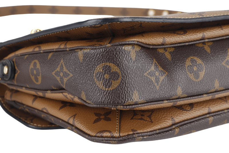 LOUIS VUITTON POCHETTE METIS (M44876) MONOGRAM REVERSE COATED CANVAS WITH DUST COVER