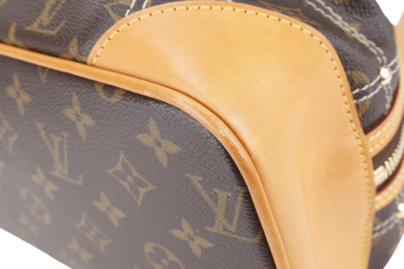 LOUIS VUITTON M40140 RIVETTE SHOULDER BAG MONOGRAM CANVAS GOLD HARDWARE WITH DUST COVER