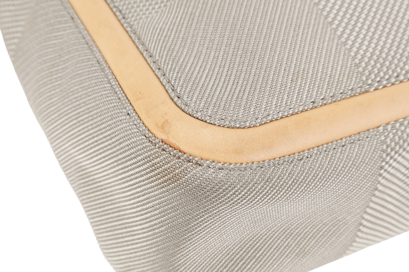 LOUIS VUITTON CITADINE GM MESSENGER TERRE DAMIER GEANT CANVAS SILVER HARDWARE WITH DUST COVER