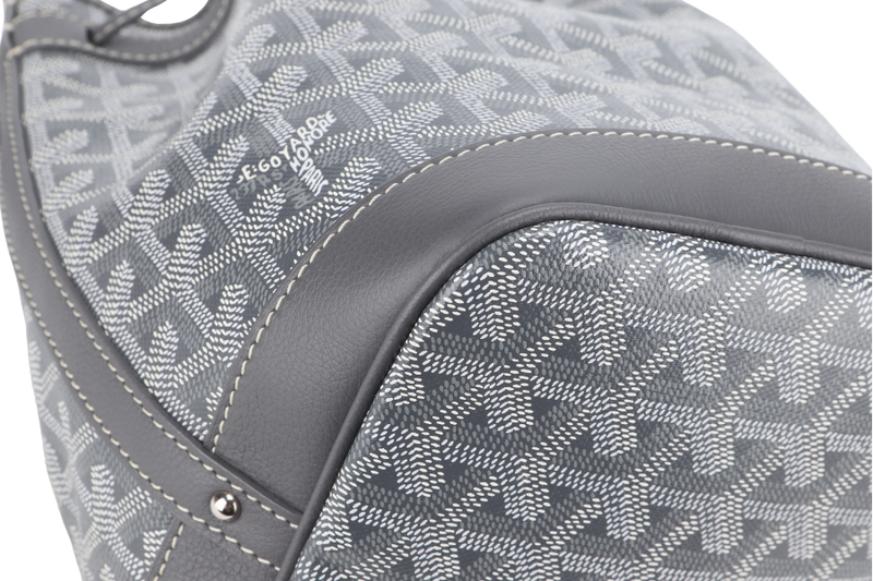 GOYARD BUCKET BAG GREY GOYARDINE WITH DUST COVER
