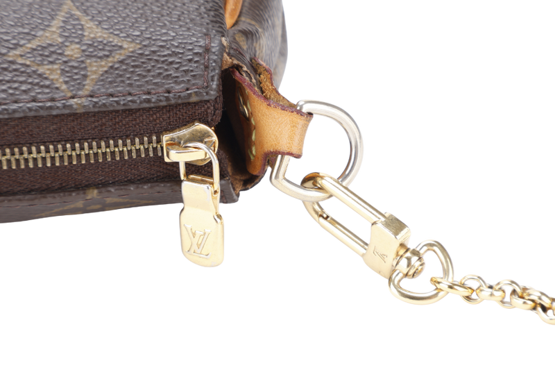 LOUIS VUITTON EVA MONOGRAM CLUTCH WITH STRAPS NO DUST COVER