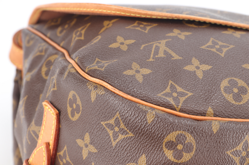 LOUIS VUITTON M42256 SAUMUR 35 MONOGRAM CANVAS GOLD HARDWARE NO DUST COVER