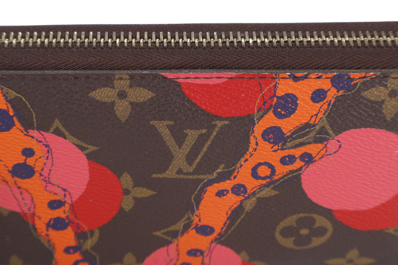 LOUIS VUITTON M60927 MONOGRAM CANVAS RAMAGES ZIPPY WALLET WITH DUST COVER AND B0X