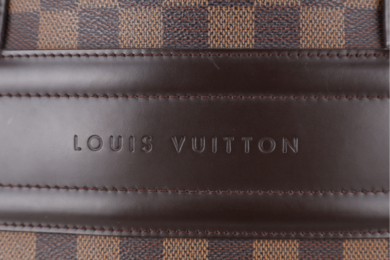 LOUIS VUITTON M51149 CLIFTON HANDBAG DAMIER EBENE GOLD HARDWARE NO DUST COVER