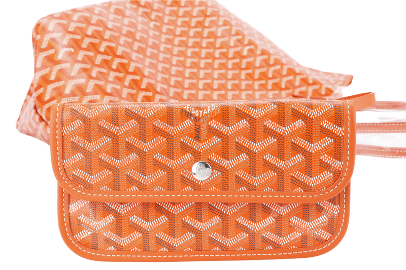GOYARD SAINT LOUIS PM BAG ORANGE COLOR WITH DUST COVER