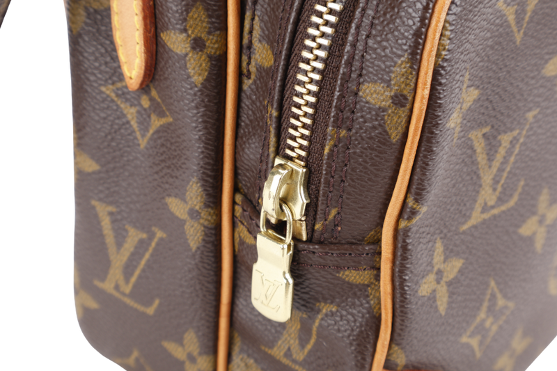 LOUIS VUITTON AMAZON SLING BAG MONOGRAM CANVAS GOLD HARDWARE NO DUST COVER