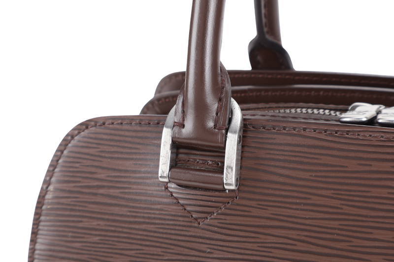 LOUIS VUITTON POINT-NEUF DARK BROWN EPI LEATHER SILVER HARDWARE NO DUST COVER