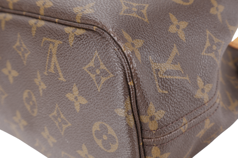 LOUIS VUITTON M40155 NEVERFULL PM MONOGRAM CANVAS GOLD HARDWARE WITH DUST COVER