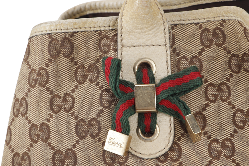 GUCCI PRINCY TOTE (161719) GG CANVAS N0 DUST COVER