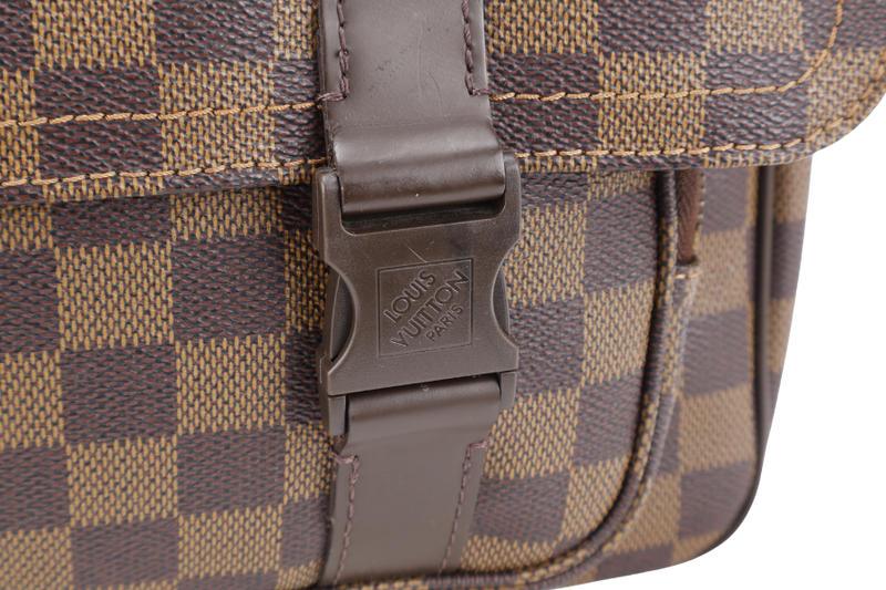 LOUIS VUITTON N51125 MELVILLE MESSENGER BAG DAMIER EBENE CANVAS GOLD HARDWARE NO DUST COVER