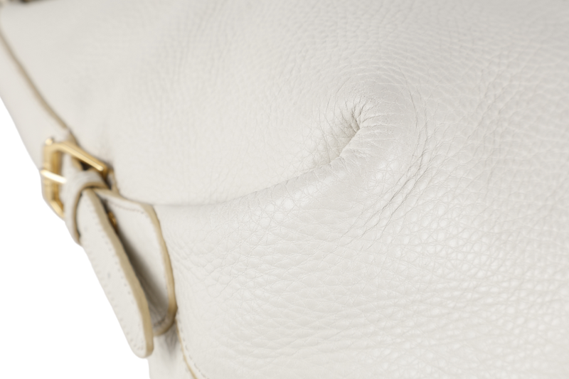 MCM LIGHT BEIGE LEATHER HOBO BAG NO DUST COVER