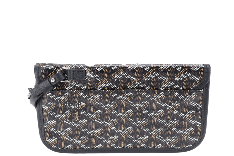 GOYARD SAINT LOUIS GM BAG BLACK COLOR WITH DUST COVER