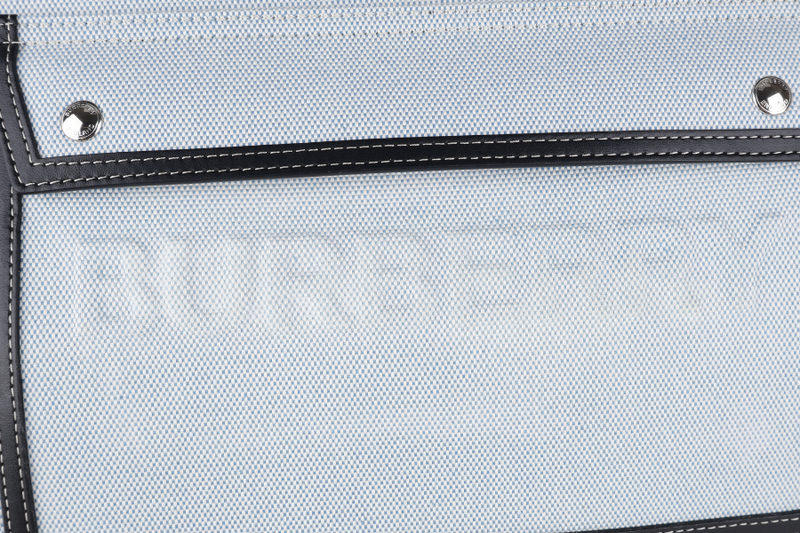 BURBERRY MD SOFT POCKET TOTE DEBOSSED LOGO CANVAS, WITH STRAP & DUST COVER