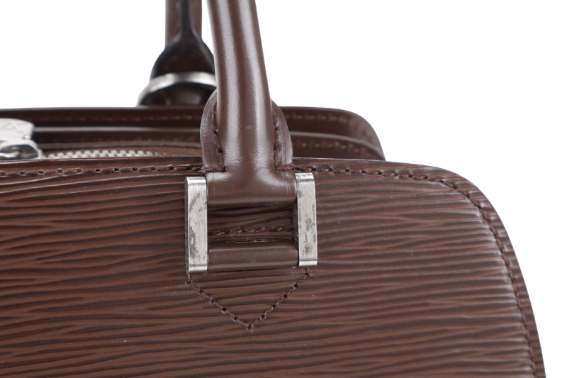 LOUIS VUITTON POINT-NEUF DARK BROWN EPI LEATHER SILVER HARDWARE NO DUST COVER