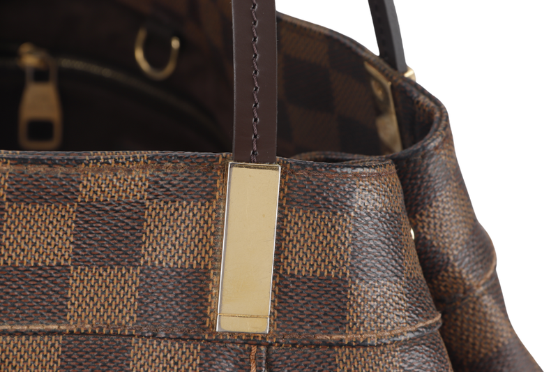 LOUIS VUITTON MARYLEBONE PM (N41215) DAMIER EBENE GOLD HARDWARE WITH DUST COVER